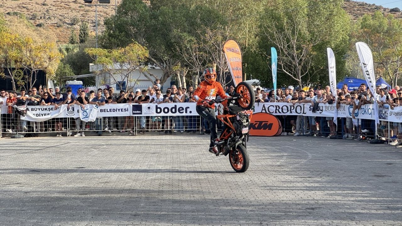 Muğla'daki Uluslararası Bodrum Motofest Renkli Anlarla Tamamlandı