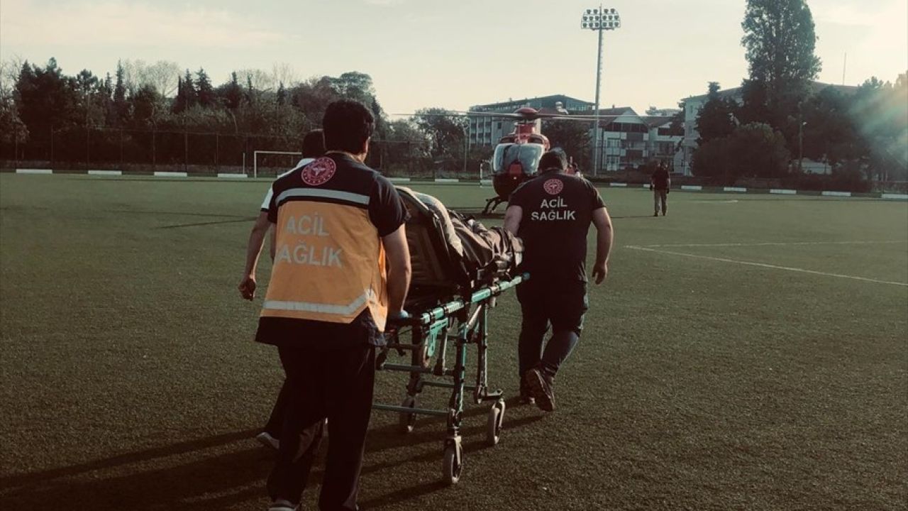 Samsun'da Kalp Krizi Geçiren Hastaya Hava Ambulansı ile Müdahale