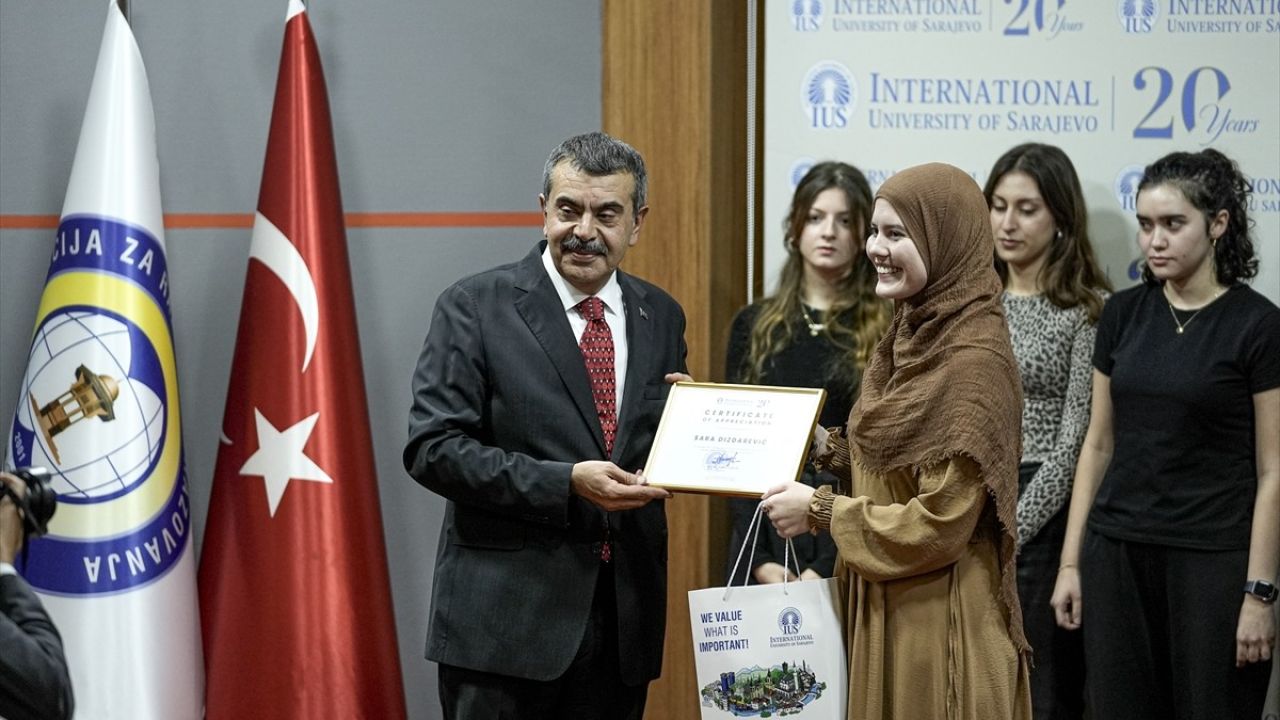 Milli Eğitim Bakanı Tekin, Saraybosna'da Küresel Sömürü Düzenine Dikkat Çekti