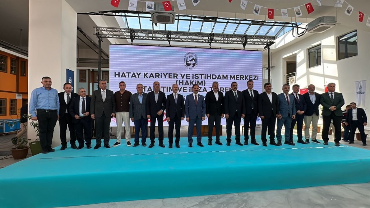 Hatay'da Depremzedelere Yeni İstihdam Merkezi Açıldı