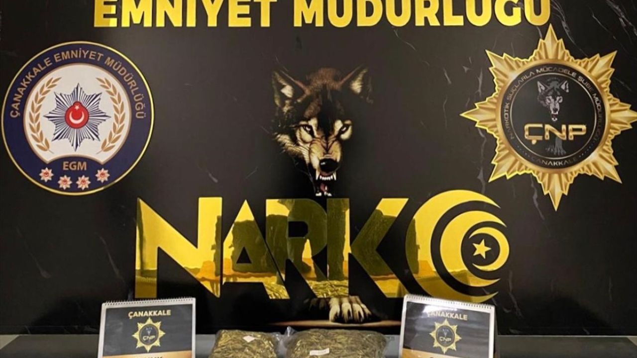 Çanakkale'de Skunk Madde Operasyonu: 1.7 Kilogram Ele Geçirildi