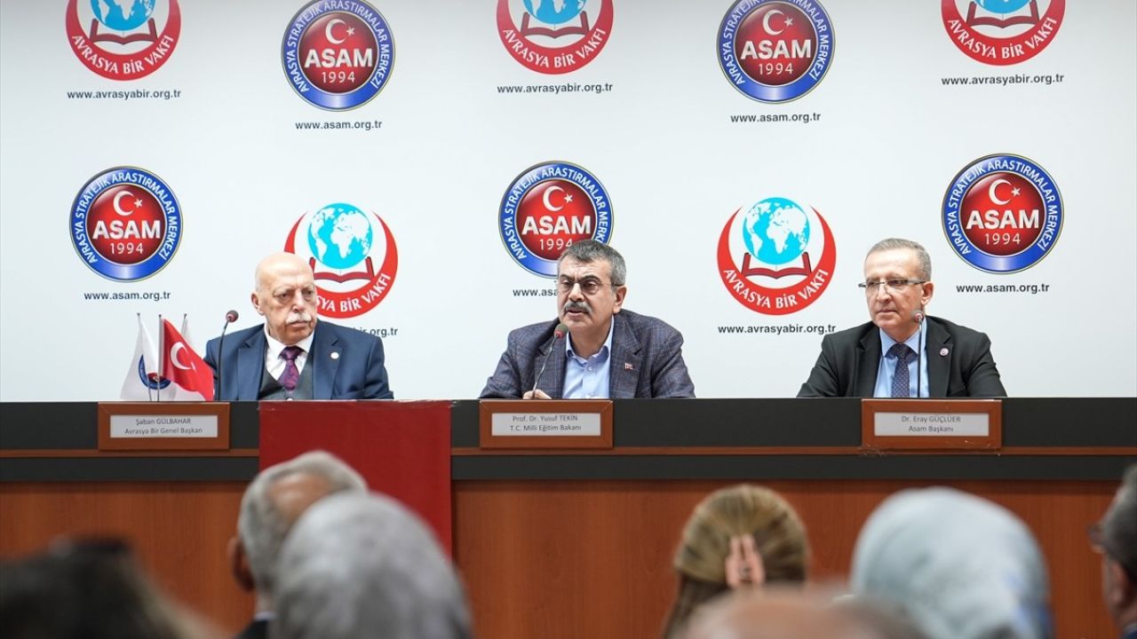 Milli Eğitim Bakanı Tekin'den Türkiye Yüzyılı Maarif Modeli Açıklamaları