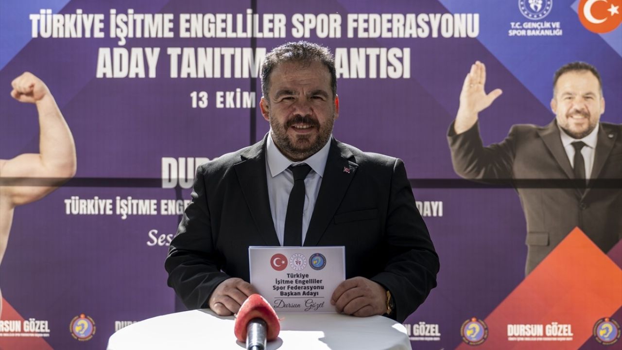 Dursun Gözel, İşitme Engelliler Spor Federasyonu Başkanlığına Aday