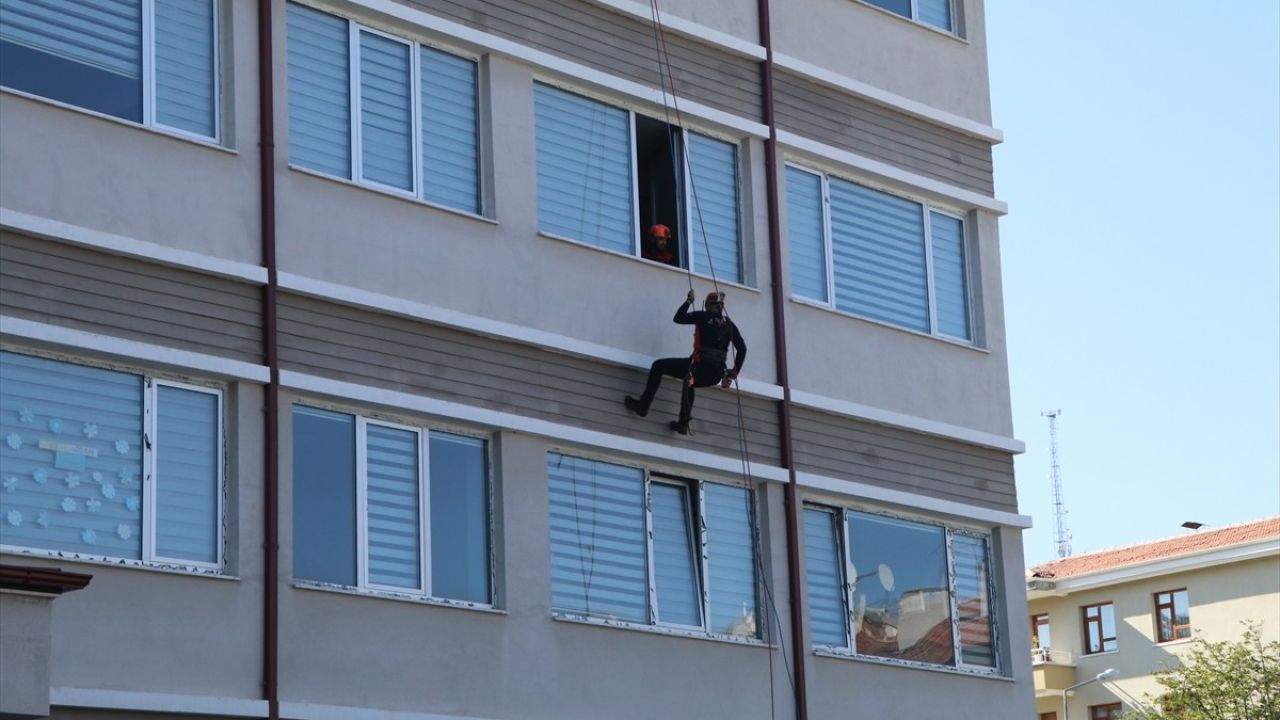 Çankırı'da Afet Tatbikatı Gerçekleştirildi