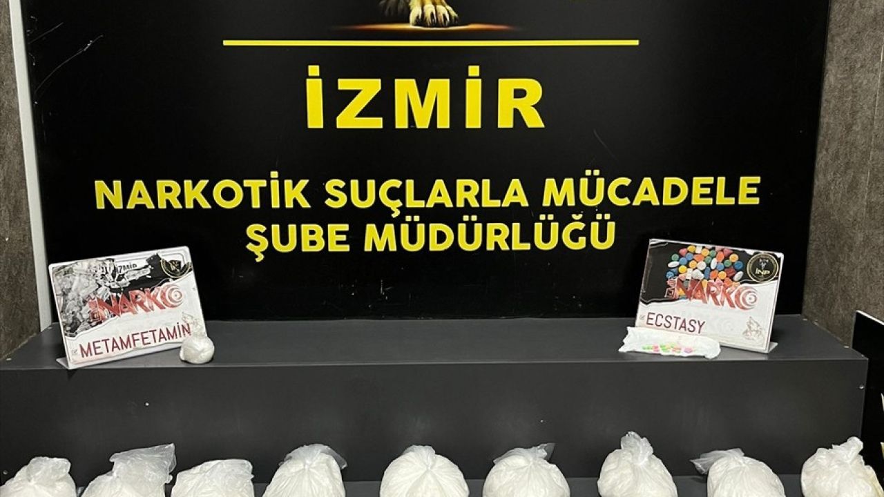 İzmir'de Uyuşturucu Operasyonu: 9 Kilogram Sentetik Uyuşturucu Ele Geçirildi