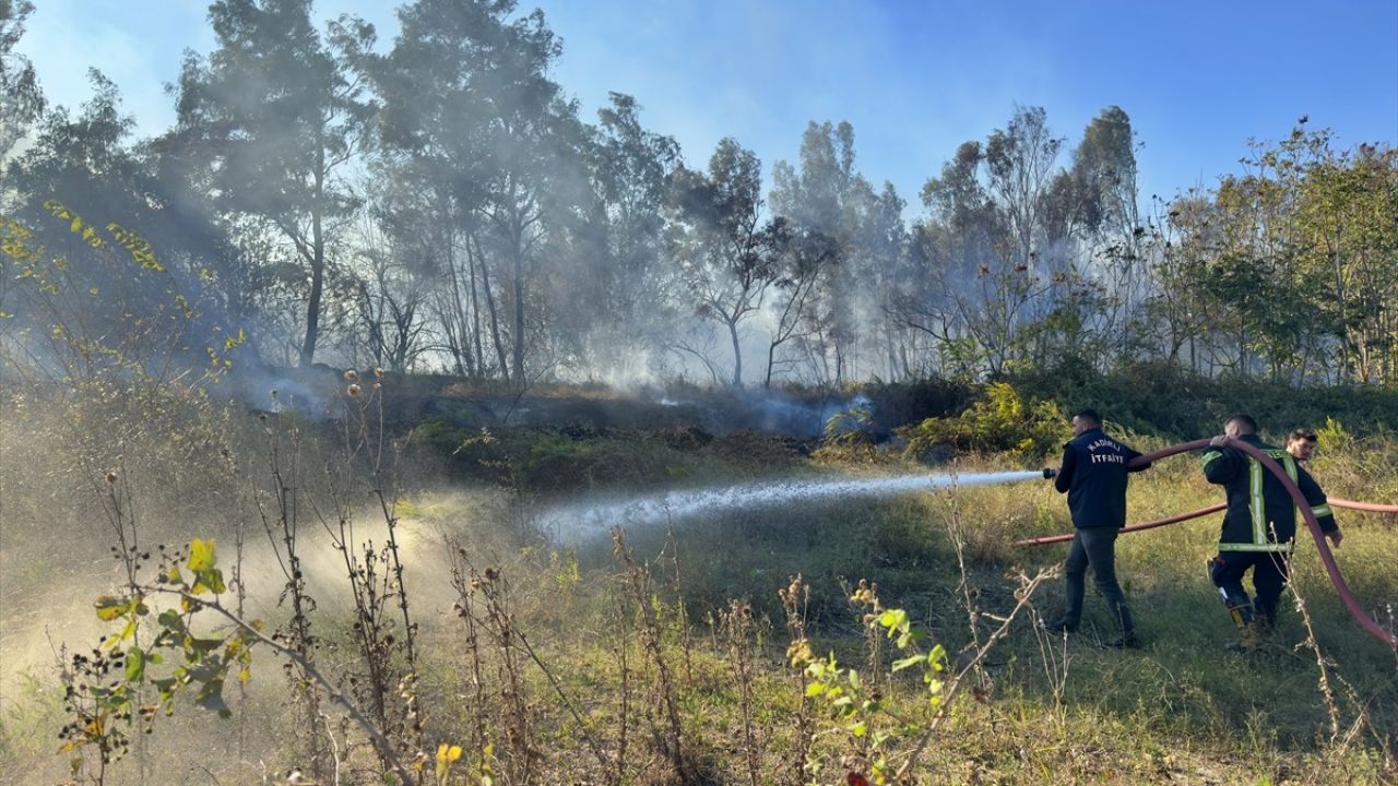 Adana'da Tarım Alanına Sıçrayan Yangın Kontrol Altına Alındı