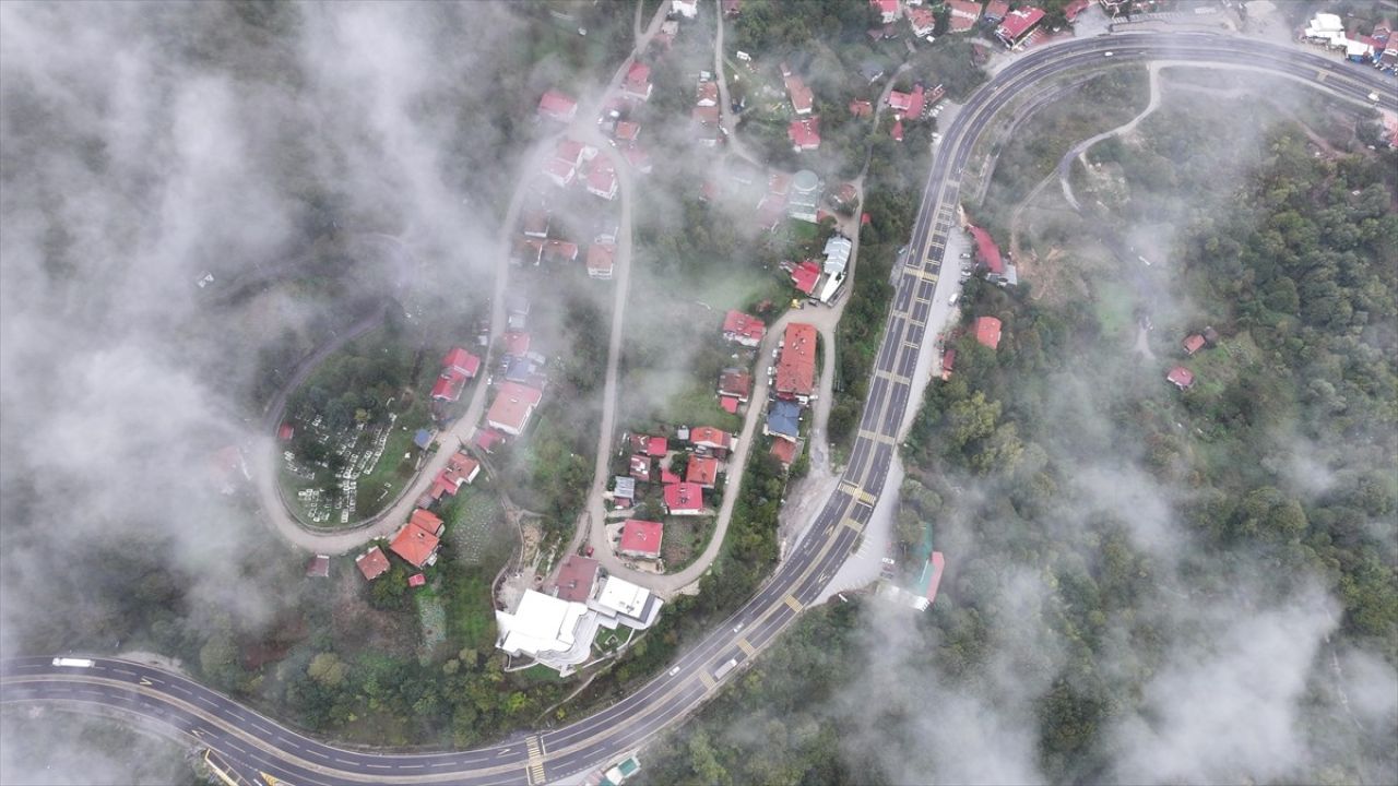 Bolu Dağı'nda Kar ve Sis Etkili