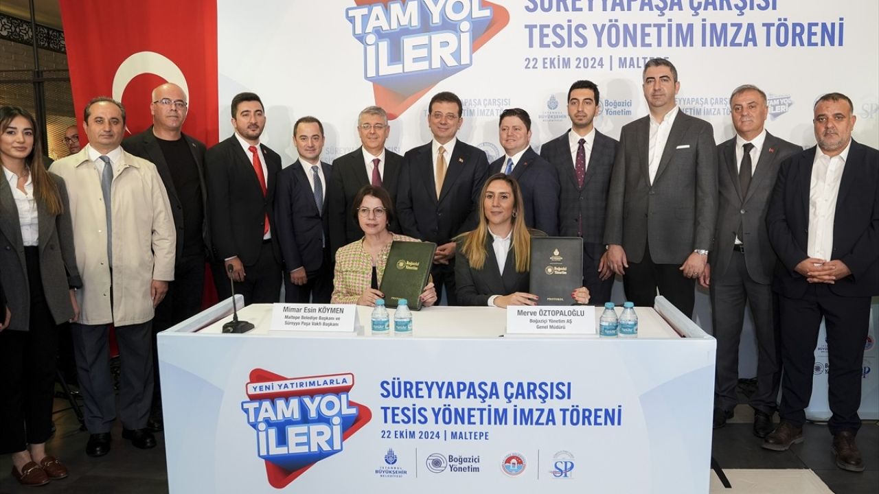 Süreyyapaşa Çarşısı İçin Yeni Protokol İmzalandı