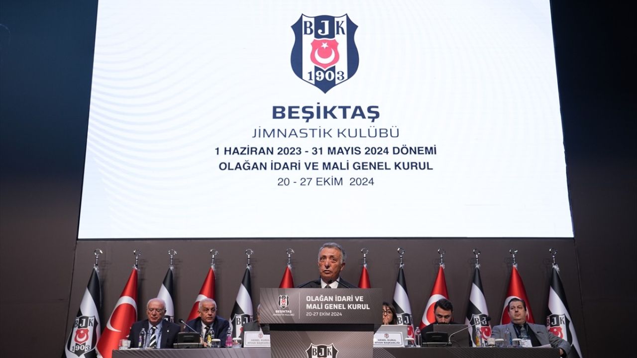 Beşiktaş Kulübü Genel Kurulunda Ahmet Nur Çebi'nin İddiaları