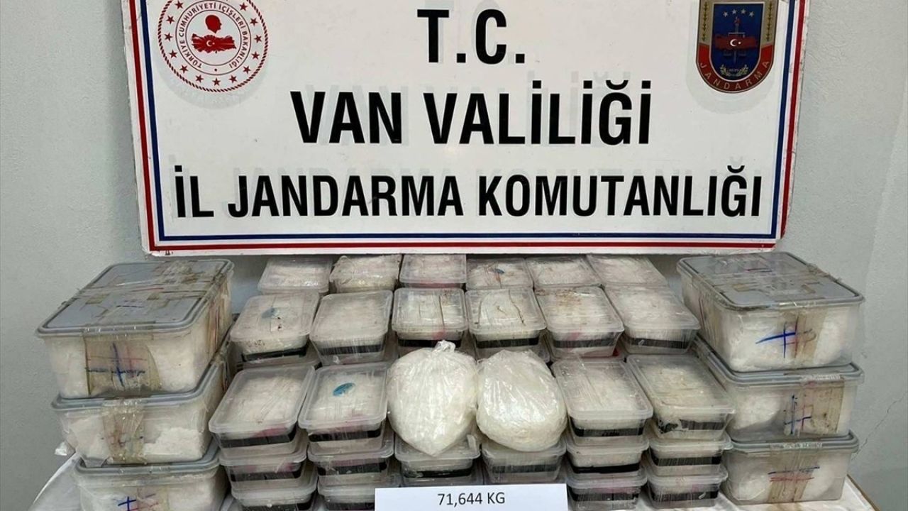 Van'da Uyuşturucu Operasyonları: 71 Kilo Ele Geçirildi