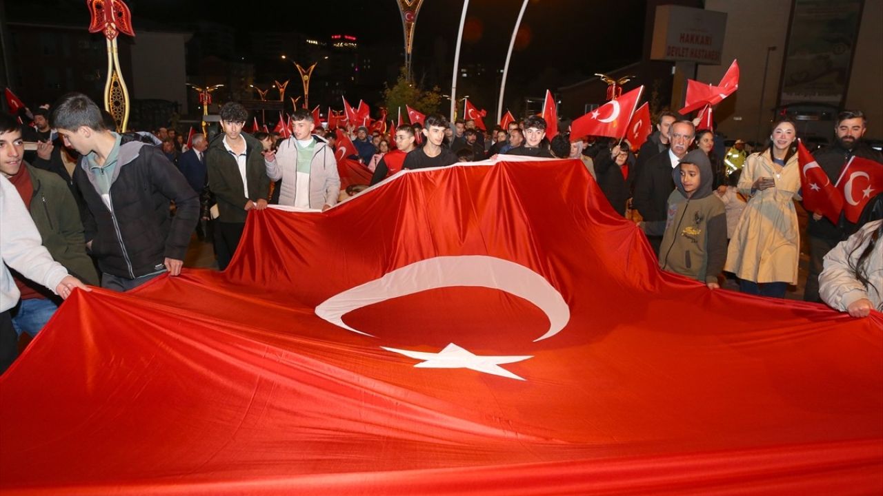 Hakkari'de Cumhuriyet'in 101. Yıl Dönümü Kutlamaları