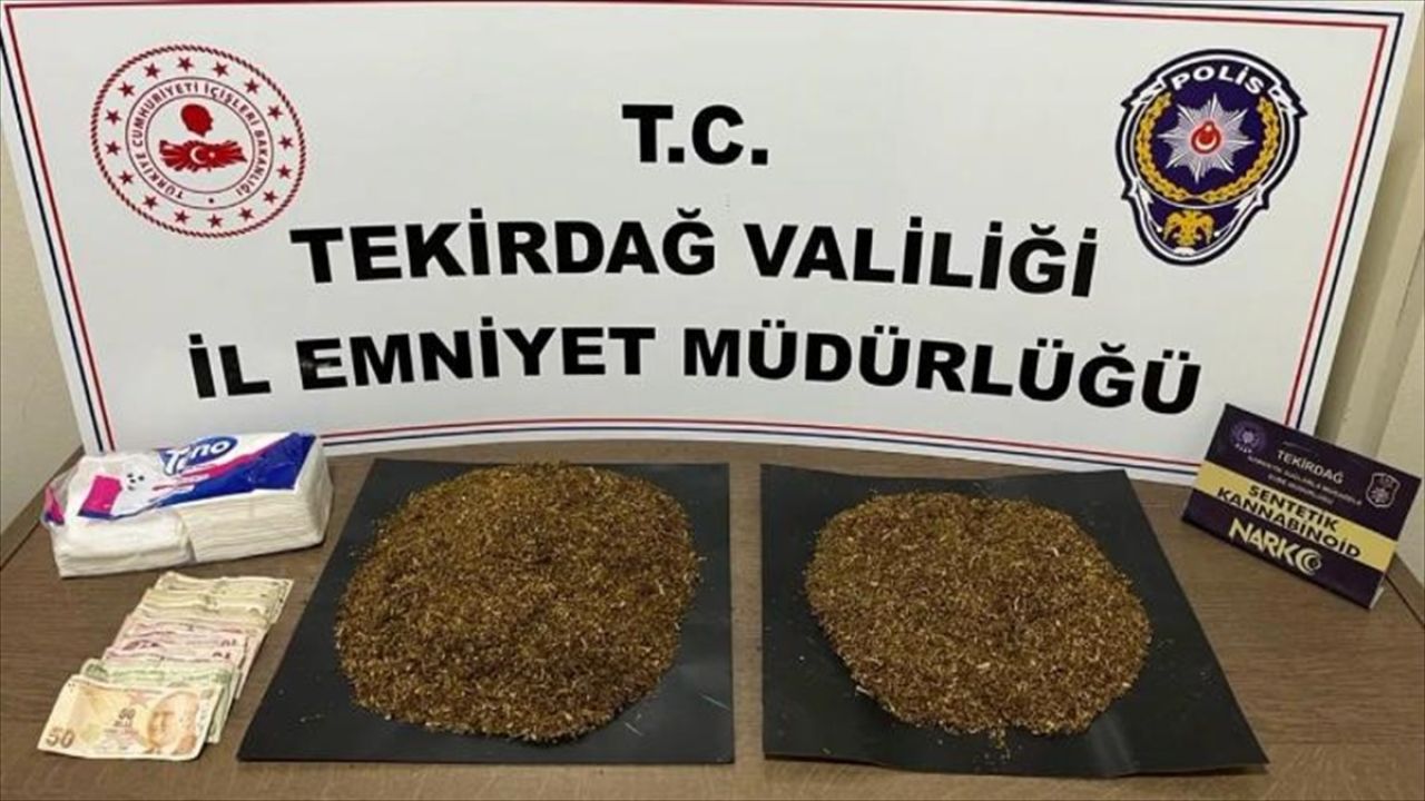 Tekirdağ'da Uyuşturucu Operasyonu: 1 Kilo 140 Gram Sentetik Madde Ele Geçirildi