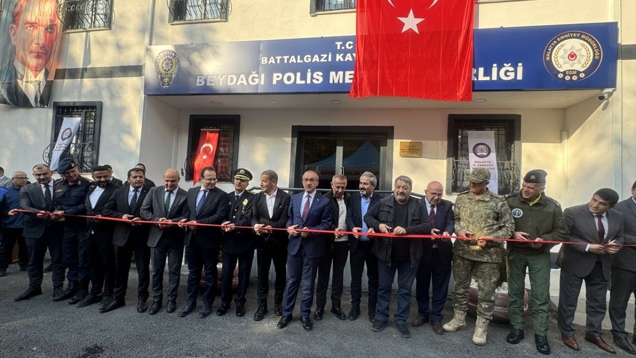 Malatya'da Hayırsever Desteğiyle Yeniden İnşa Edilen Polis Merkezi