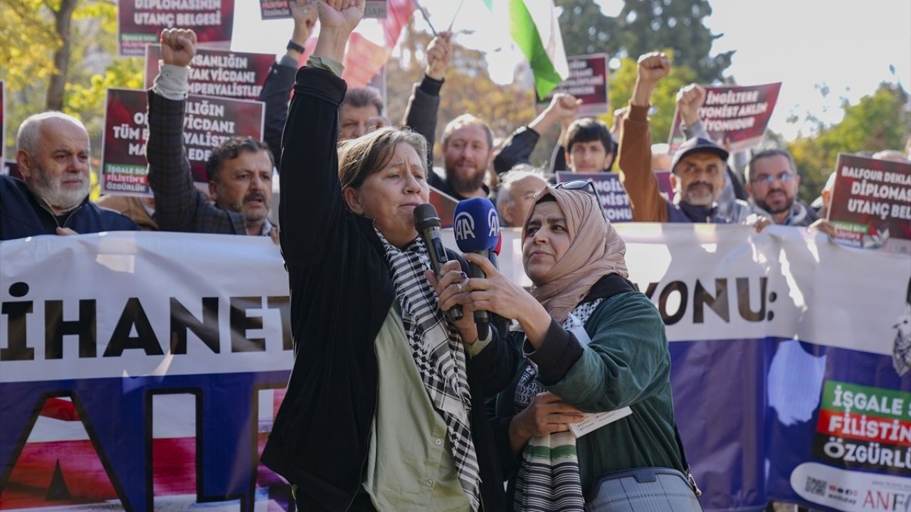 Balfour Deklarasyonu'nun 107. Yılında Protesto