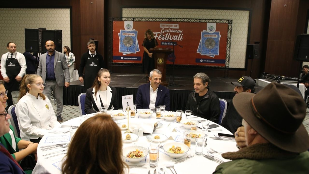 Edirne'de Gastronomi Festivali ile Saray ve Rumeli Mutfağı Tanıtıldı