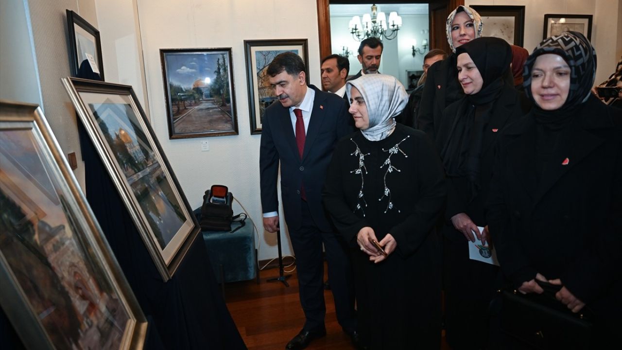 Ankara'da 'Şehrim Kudüs' Resim Sergisi Açıldı