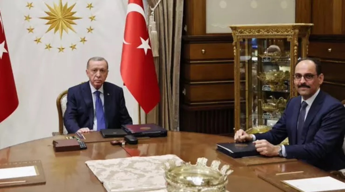 Külliye'de kritik toplantı! Erdoğan, MİT Başkanı Kalın ile özel görüştü