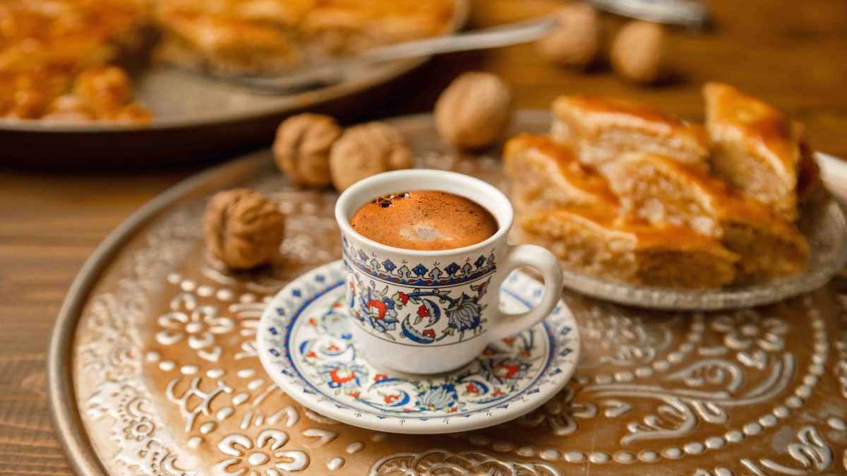 köpüklü türk kahvesi