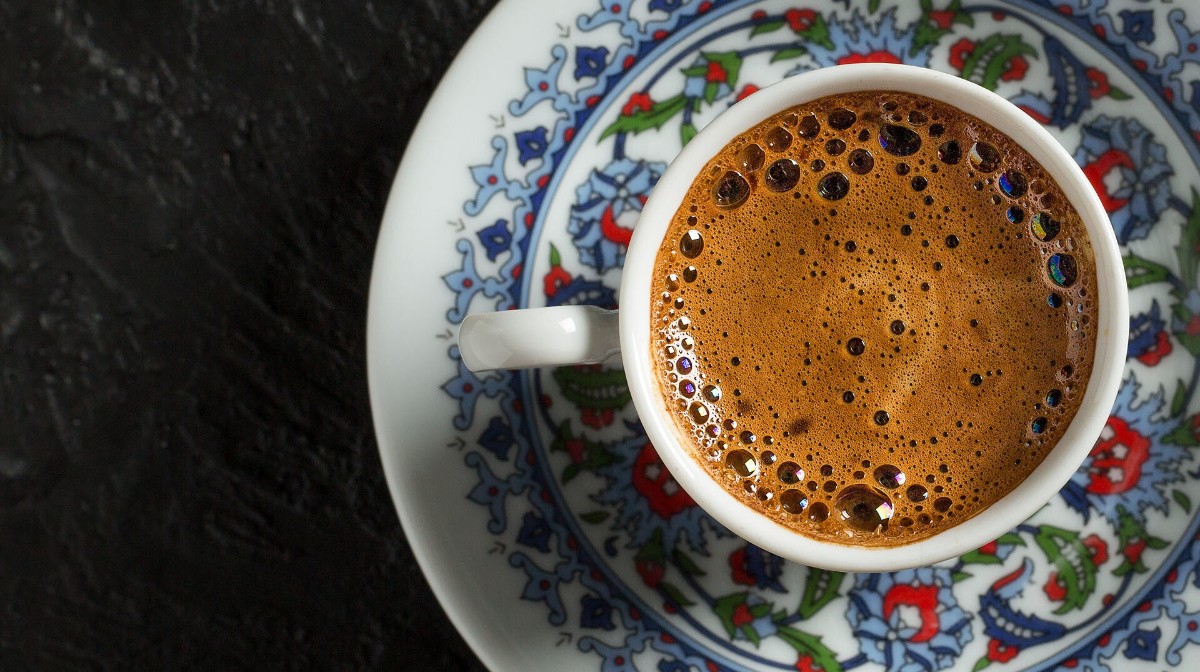 köpüklü türk kahvesi