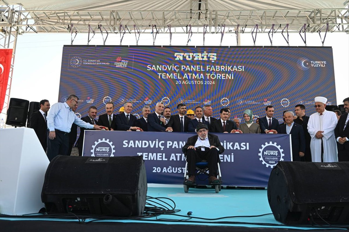 Nuriş Sandviç Panel Fabrikası Temel Atma Töreni, Başkent Organize Sanayi Bölgesi'nde (OSB)...