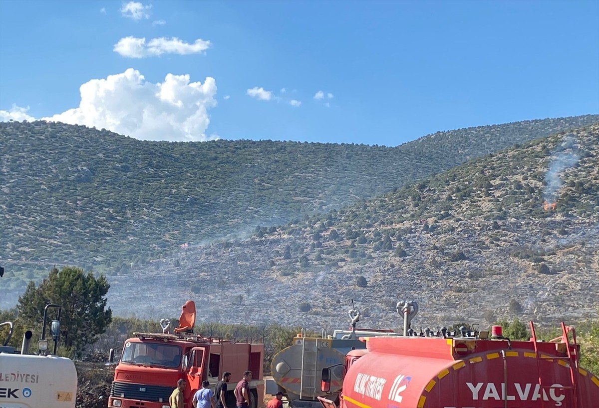 Isparta'nın Şarkikaraağaç ilçesinde çıkan orman yangını söndürüldü. Yangında 10 hektarlık meşelik...