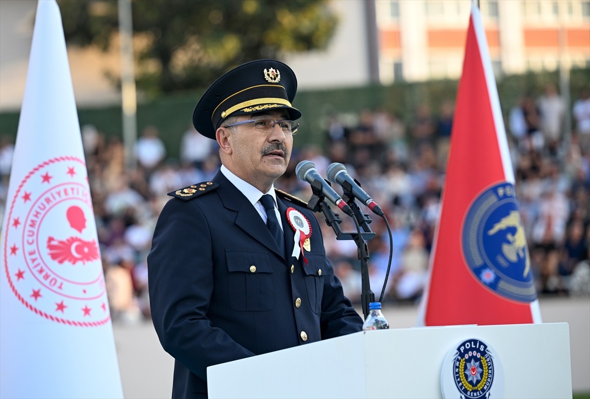 Ankara'nın Gölbaşı ilçesindeki Polis Akademisi Başkanlığı'nda, 30'uncu Dönem Polis Meslek Eğitim...