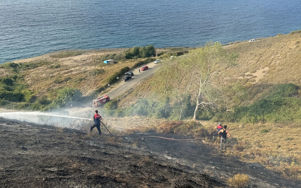 Sinop’ta çıkan örtü yangını ekiplerin müdahalesiyle söndürüldü.  