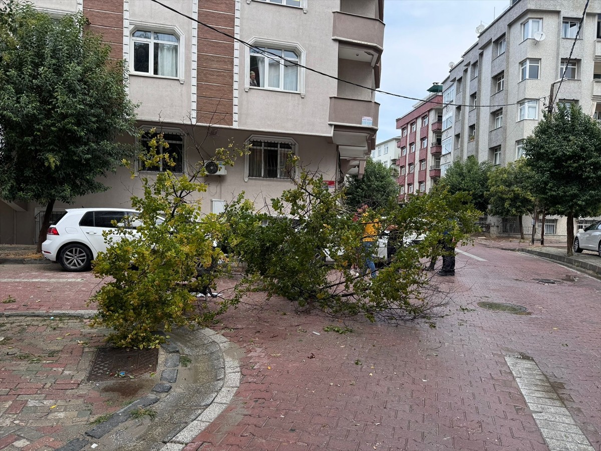 İstanbul'da bazı bölgelerinde gök gürültülü sağanak yağış etkili oluyor. Sağanakla birlikte etkili...