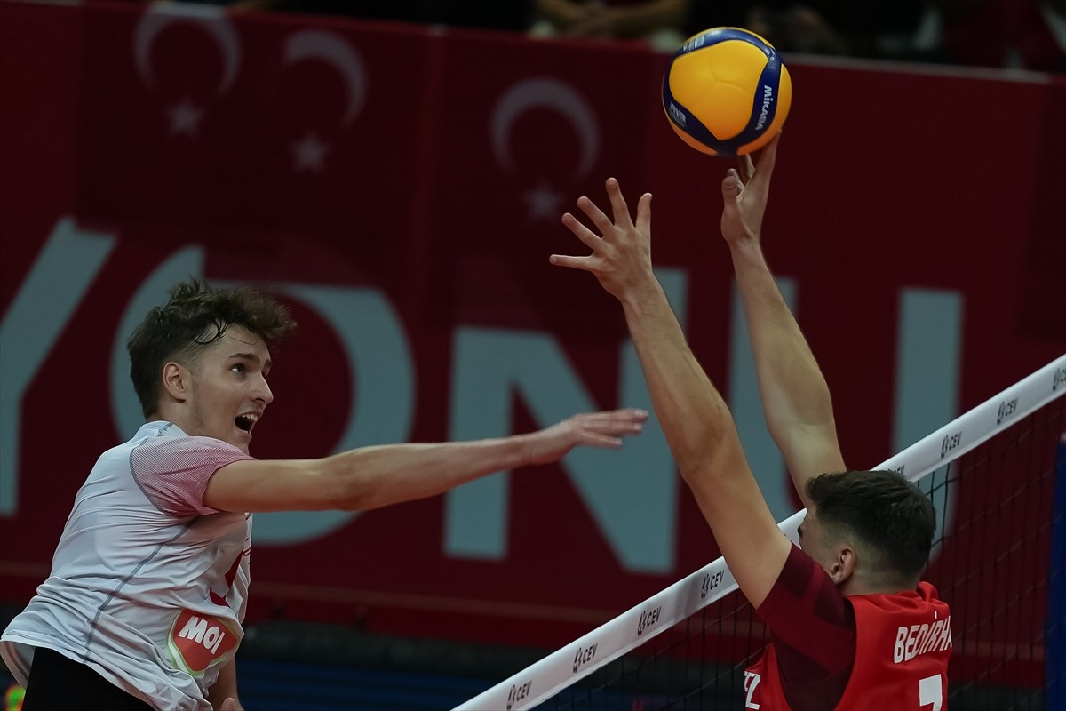 2026 Avrupa Şampiyonası Elemeleri A Grubu'ndaki ikinci maçında A Milli Erkek Voleybol Takımı ile...