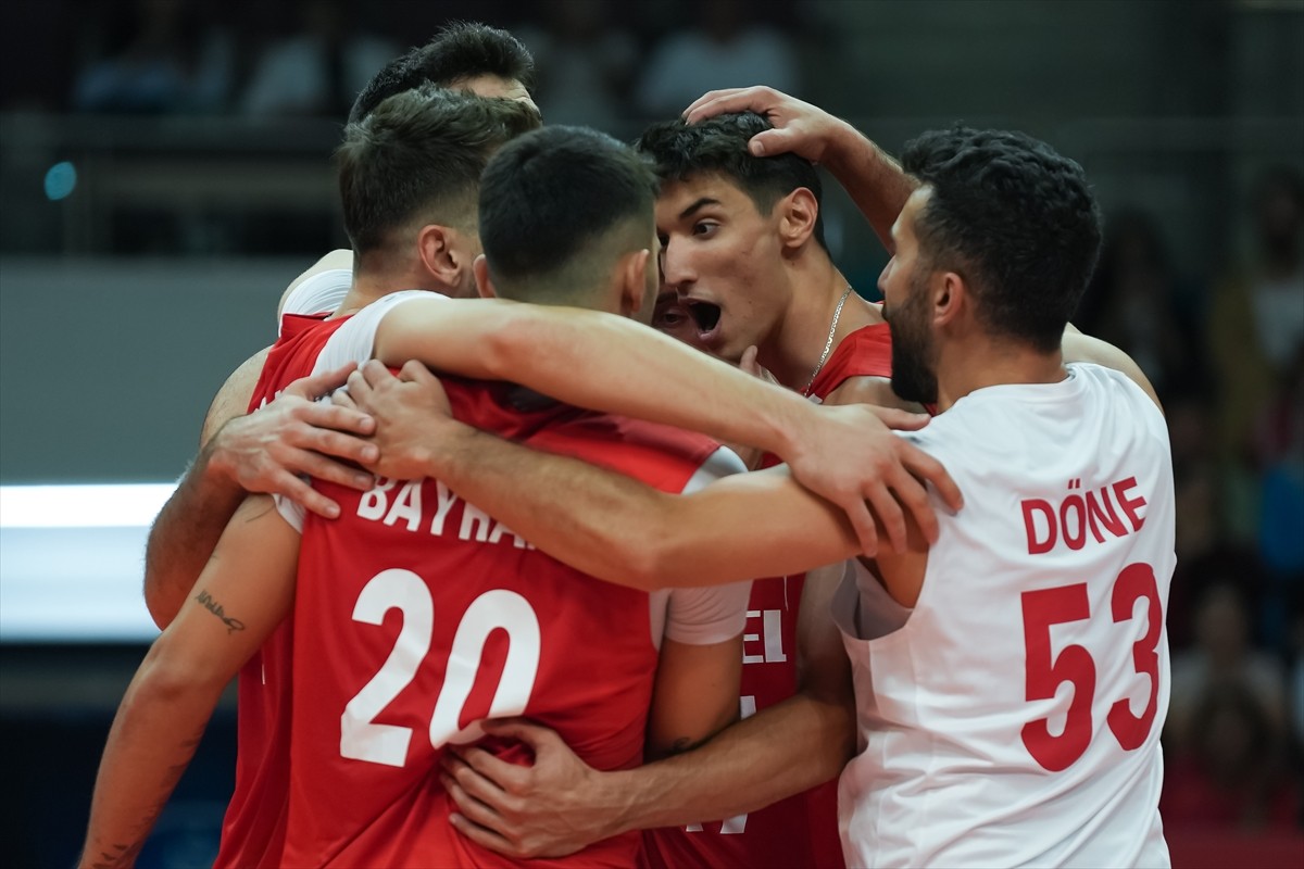 2026 Avrupa Şampiyonası Elemeleri A Grubu'ndaki ikinci maçında A Milli Erkek Voleybol Takımı ile...