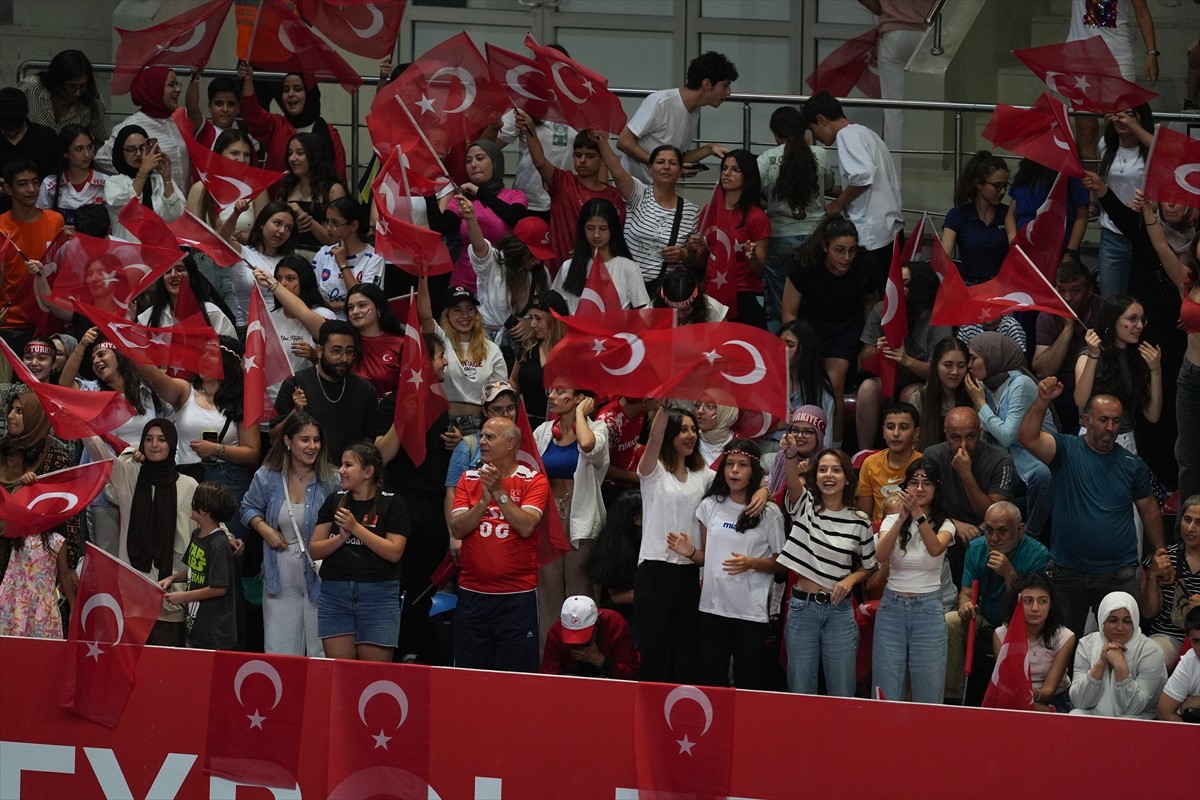 2026 Avrupa Şampiyonası Elemeleri A Grubu'ndaki ikinci maçında A Milli Erkek Voleybol Takımı ile...