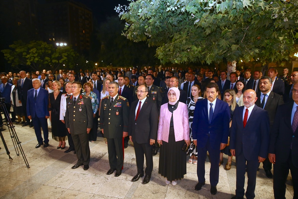 Azerbaycan'da, 30 Ağustos Zafer Bayramı ve Türk Silahlı Kuvvetleri (TSK) Günü, Türkiye'nin Bakü...