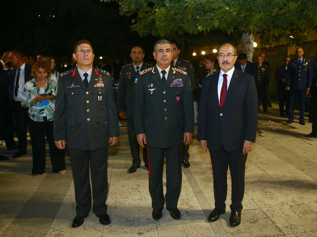 Azerbaycan'da, 30 Ağustos Zafer Bayramı ve Türk Silahlı Kuvvetleri (TSK) Günü, Türkiye'nin Bakü...