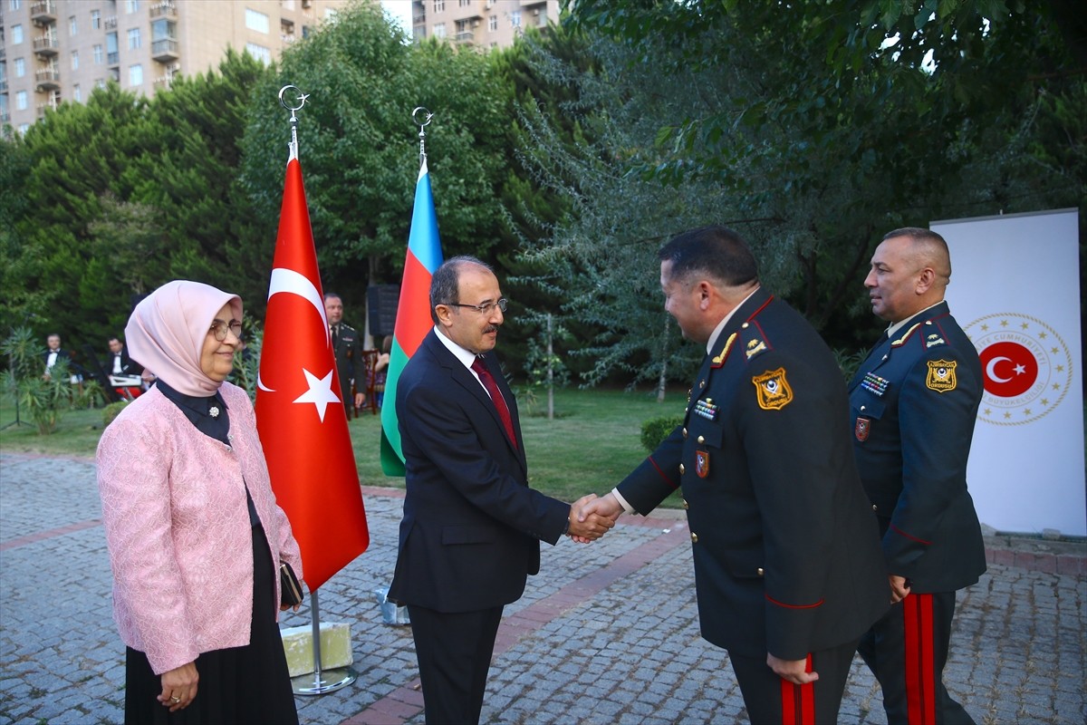 Azerbaycan'da, 30 Ağustos Zafer Bayramı ve Türk Silahlı Kuvvetleri (TSK) Günü, Türkiye'nin Bakü...