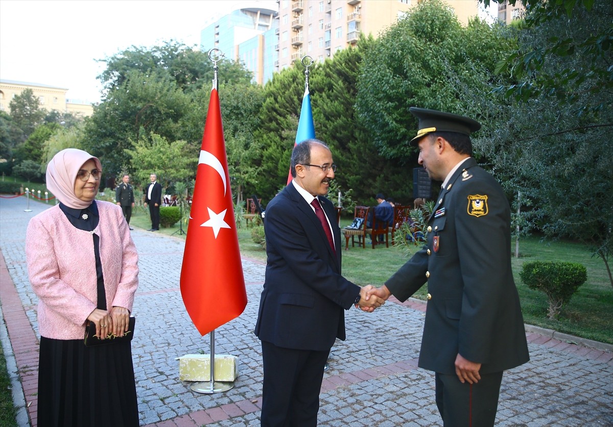 Azerbaycan'da, 30 Ağustos Zafer Bayramı ve Türk Silahlı Kuvvetleri (TSK) Günü, Türkiye'nin Bakü...