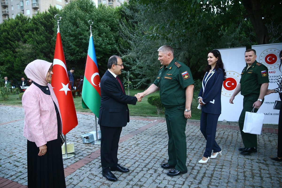 Azerbaycan'da, 30 Ağustos Zafer Bayramı ve Türk Silahlı Kuvvetleri (TSK) Günü, Türkiye'nin Bakü...