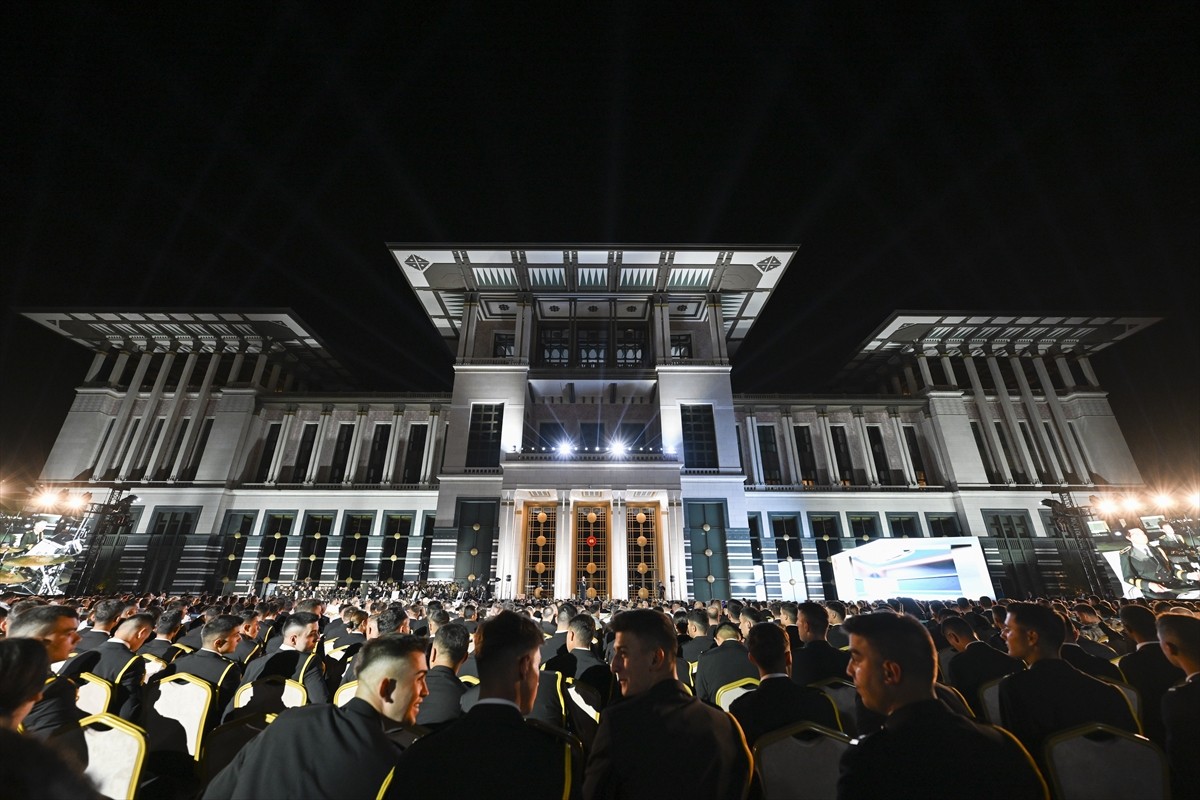 Cumhurbaşkanlığı Külliyesi'nde düzenlenen 30 Ağustos Zafer Bayramı Özel Konseri programında...