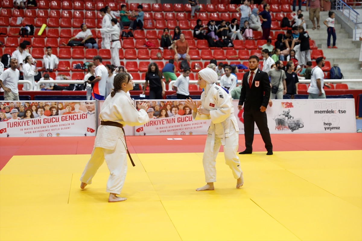 Samsun'da Türkiye Judo Federasyonu tarafından Atatürk Spor Salonu'nda düzenlenen düzenlenen 20....