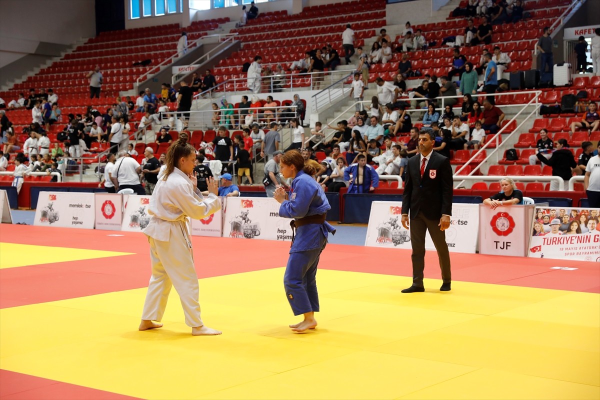 Samsun'da Türkiye Judo Federasyonu tarafından Atatürk Spor Salonu'nda düzenlenen düzenlenen 20....