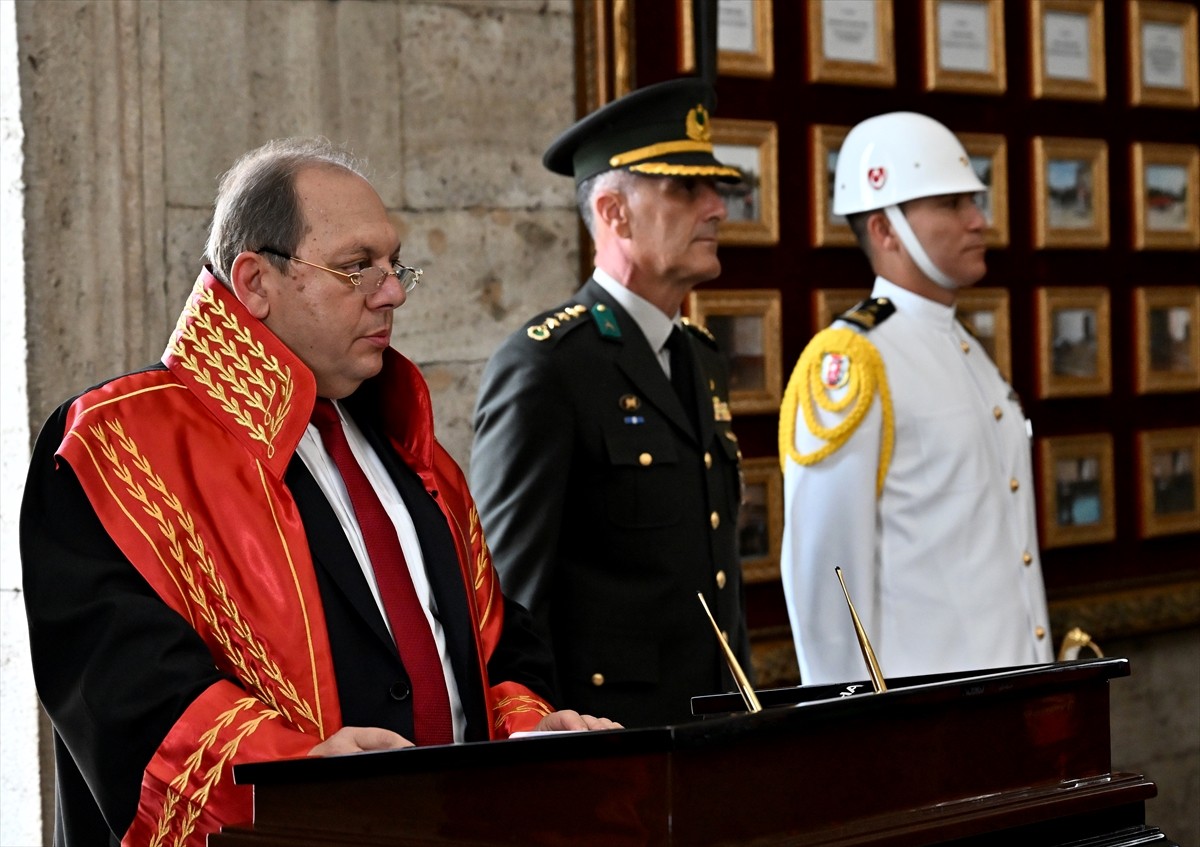 Yargıtay Başkanı Ömer Kerkez ve beraberindeki heyet, 2024-2025 adli yılının açılışı dolayısıyla...