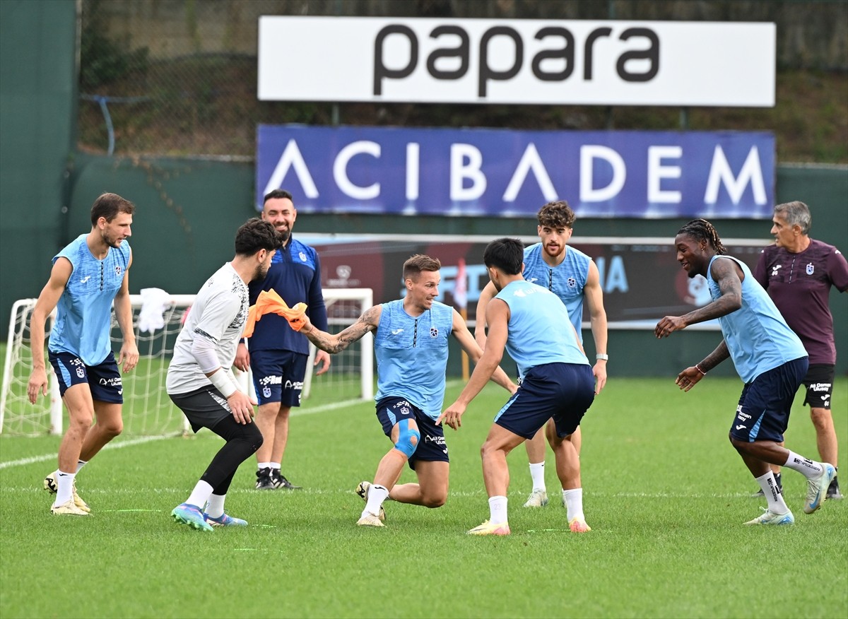 Trabzonspor, Trendyol Süper Lig'in 5. haftasında Beşiktaş ile yapacağı maçın hazırlıklarını...