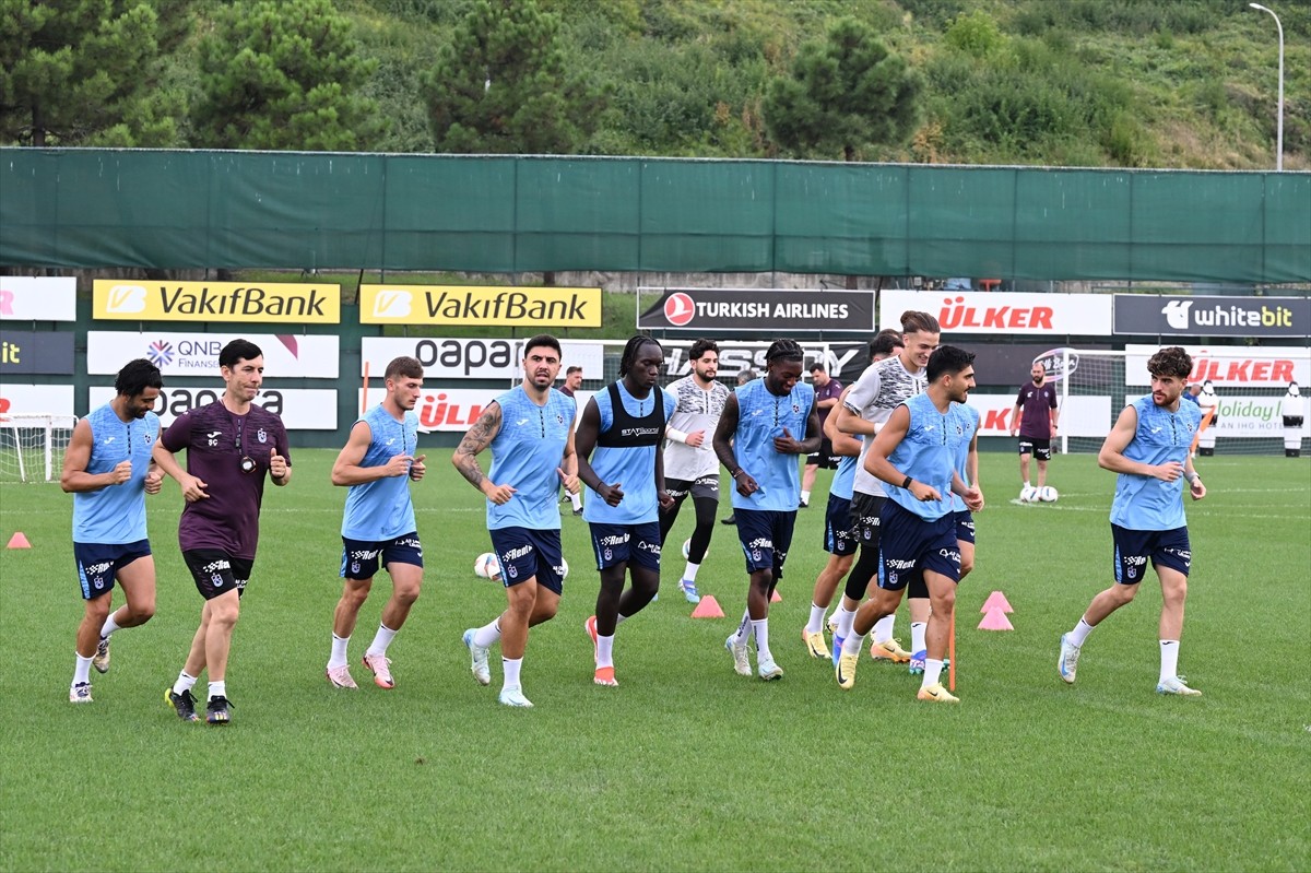 Trabzonspor, Trendyol Süper Lig'in 5. haftasında Beşiktaş ile yapacağı maçın hazırlıklarını...