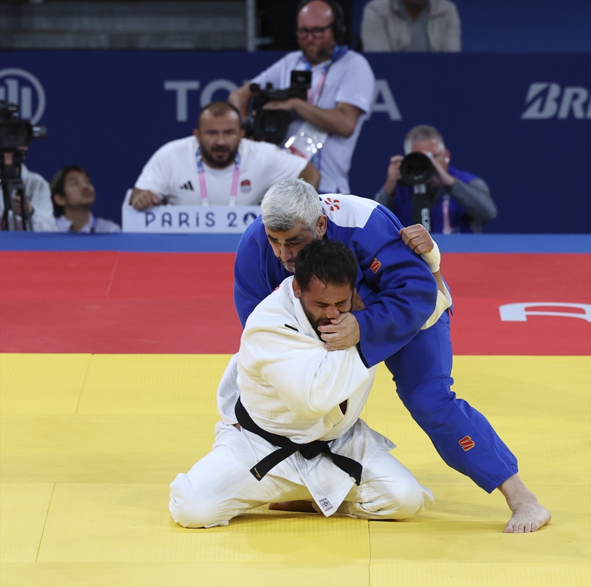 Paris 2024 Paralimpik Oyunları'nda judoda erkekler +90 kilo J2 kategorisinde İbrahim Bölükbaşı...