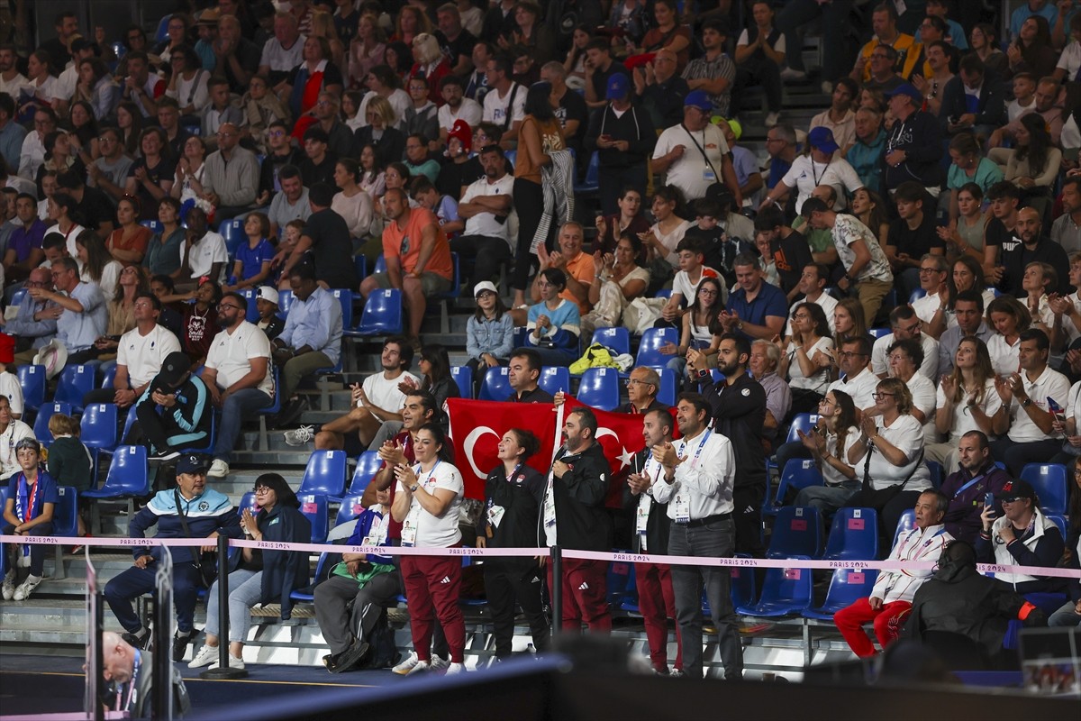 Paris 2024 Paralimpik Oyunları'nda judoda kadınlar +70 kilo J1 kategorisinde Nazan Akın Güneş...