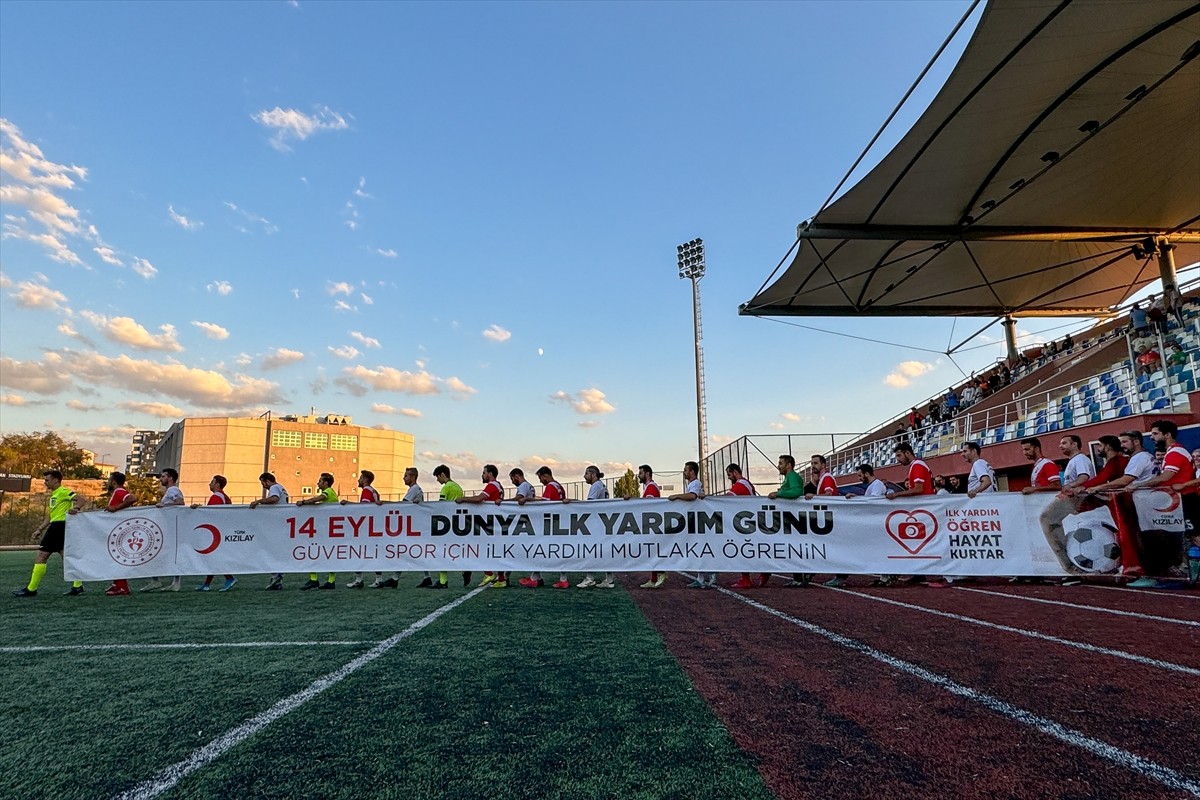 Yenimahalle Hasan Doğan Stadyumu'nda, Bu yıl "Spor ve İlk Yardım" temasıyla kutlanacak Dünya İlk...