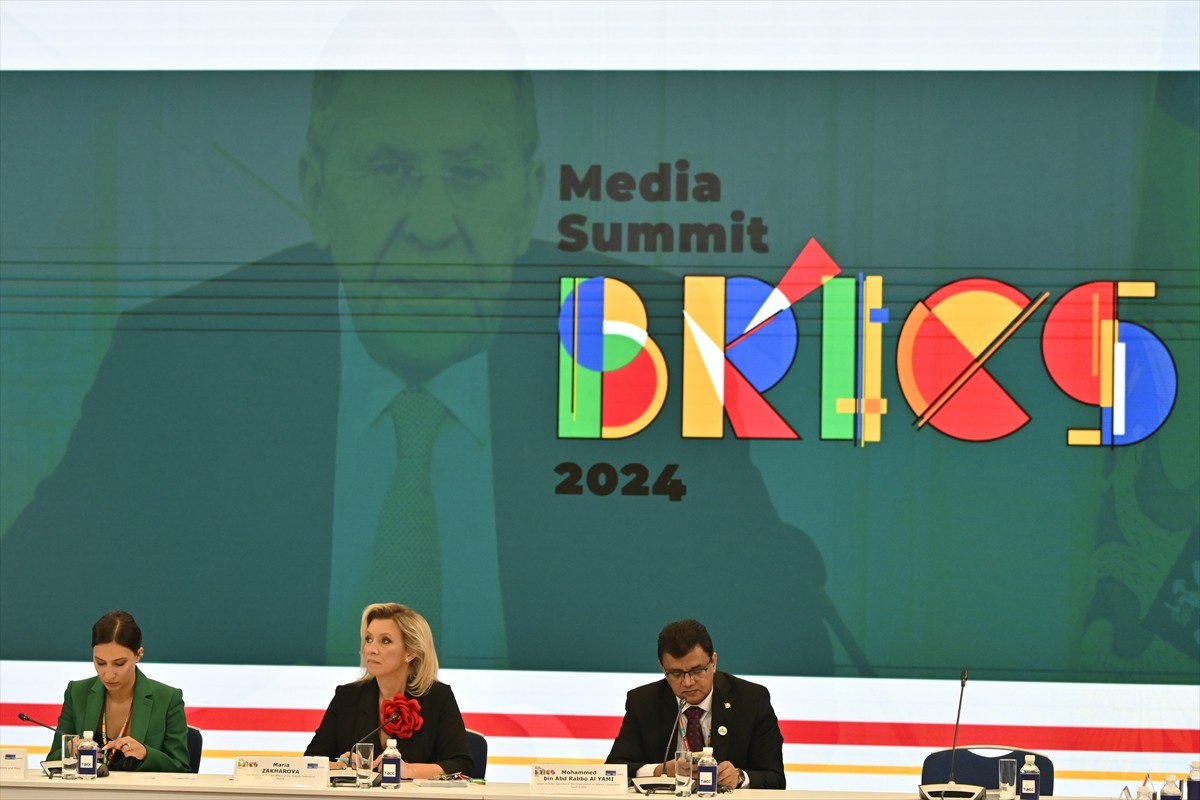 Rusya’nın başkenti Moskova’da, Rus haber ajansı TASS'ın organize ettiği BRICS Medya Zirvesi...