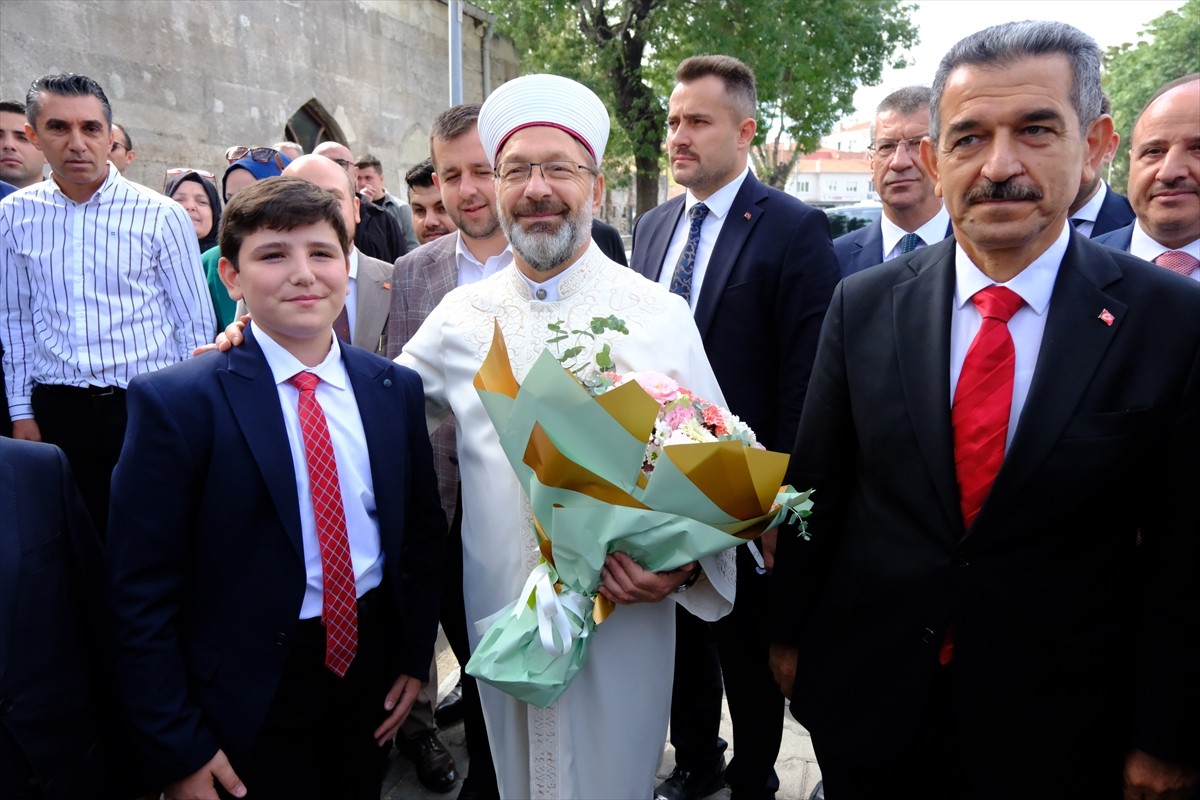 Diyanet İşleri Başkanı Ali Erbaş, Kırklareli'nin Lüleburgaz ilçesinde Sokullu Mehmet Paşa...