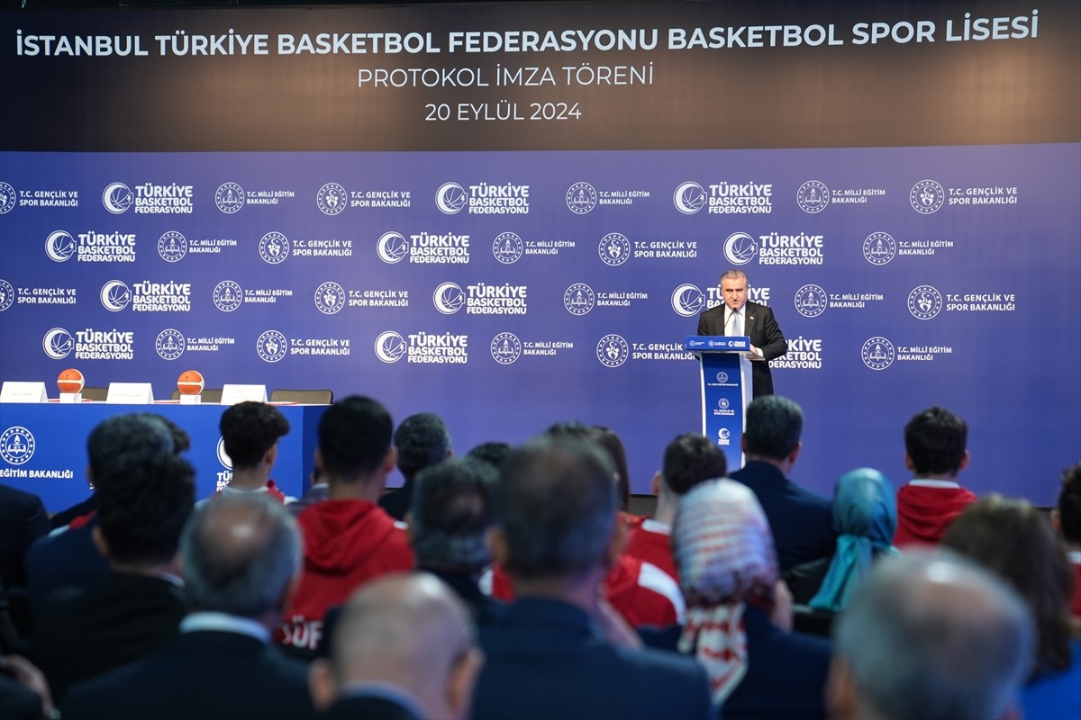 Milli Eğitim Bakanlığı, Gençlik ve Spor Bakanlığı ile Türkiye Basketbol Federasyonunun ortaklaşa...