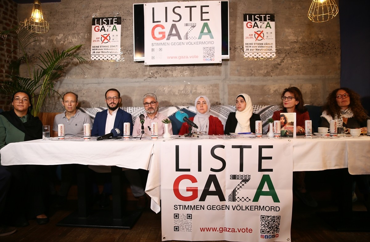 Avusturya'da, İsrail’in Gazze’de sürdürdüğü zulme dikkati çekmek için kurulan "Liste Gaza" (Gazze...