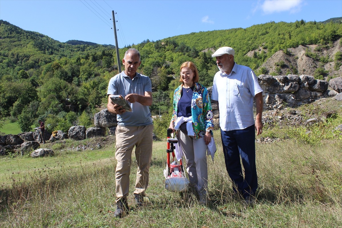 Artvin'de üç noktadaki arkeolojik kazı alanları jeoradar (yer altı radarı) ile görüntülendi....